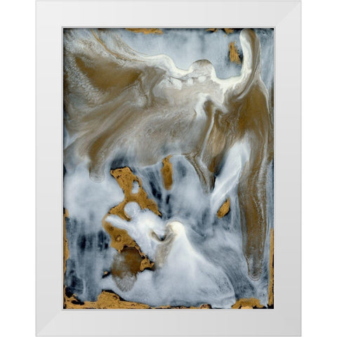 Power of Life III White Modern Wood Framed Art Print by Bramma, Lila
