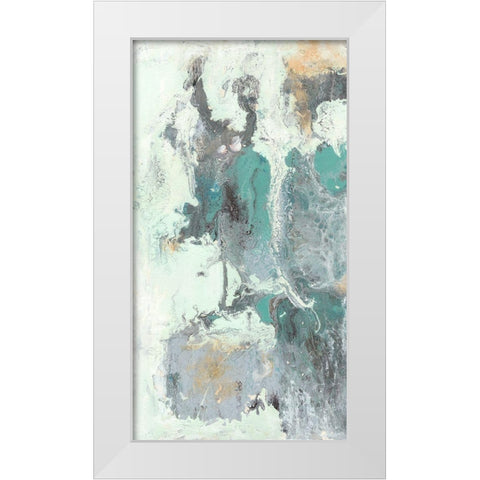 Dancing with Love I White Modern Wood Framed Art Print by Bramma, Lila
