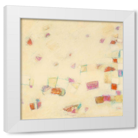 Festive I White Modern Wood Framed Art Print by Crawford, Beverly