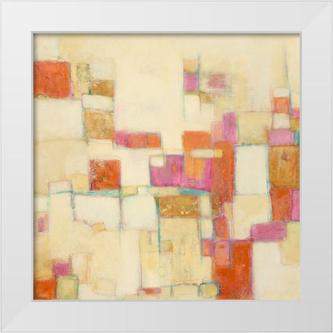 Festive IV White Modern Wood Framed Art Print by Crawford, Beverly