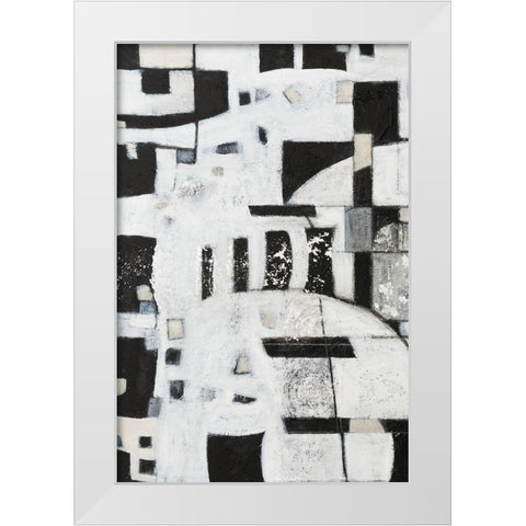 Rhapsody I White Modern Wood Framed Art Print by Crawford, Beverly
