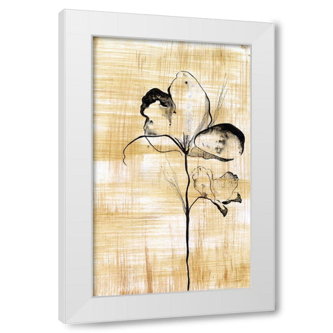 Gilded Beauty I White Modern Wood Framed Art Print by Liama, Lily