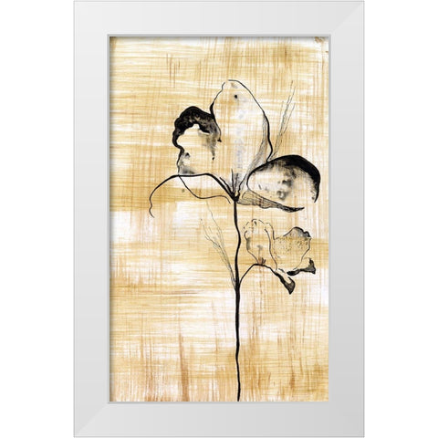 Gilded Beauty I White Modern Wood Framed Art Print by Liama, Lily