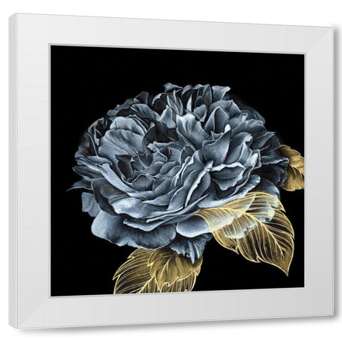 River Roses I White Modern Wood Framed Art Print by Liama, Lily