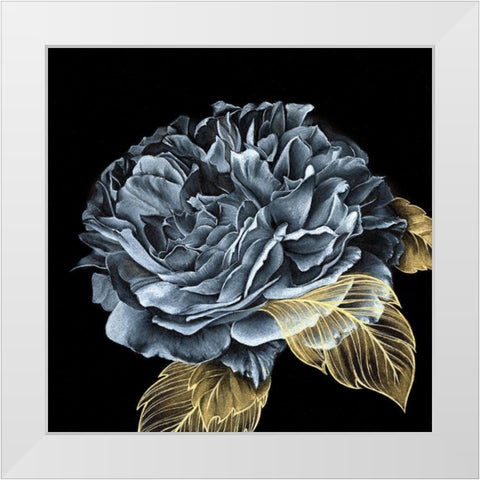 River Roses I White Modern Wood Framed Art Print by Liama, Lily