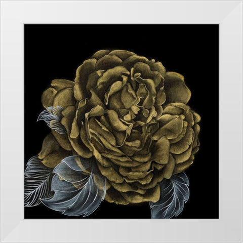 River Roses II White Modern Wood Framed Art Print by Liama, Lily