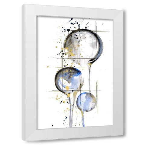 Pioneer III White Modern Wood Framed Art Print by Liama, Lily
