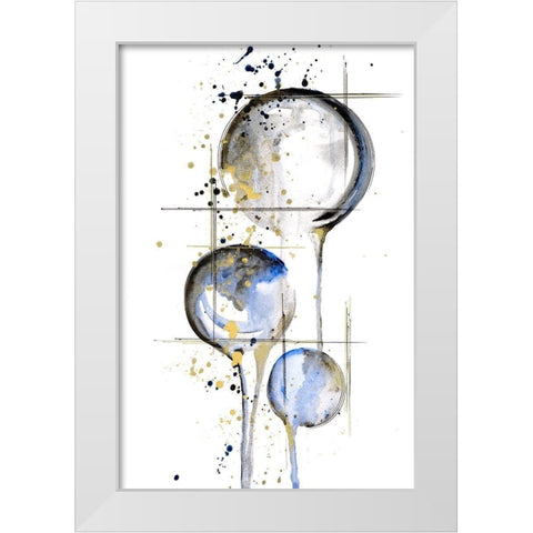 Pioneer III White Modern Wood Framed Art Print by Liama, Lily