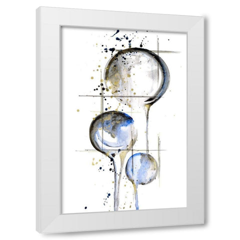 Pioneer III White Modern Wood Framed Art Print by Liama, Lily