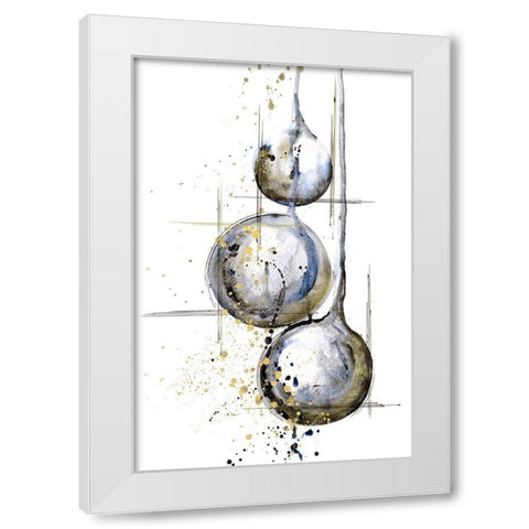 Pioneer IV White Modern Wood Framed Art Print by Liama, Lily