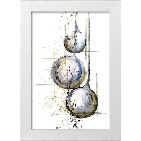 Pioneer IV White Modern Wood Framed Art Print by Liama, Lily