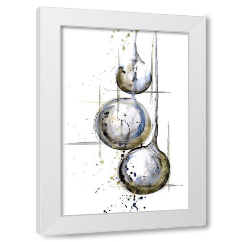 Pioneer IV White Modern Wood Framed Art Print by Liama, Lily