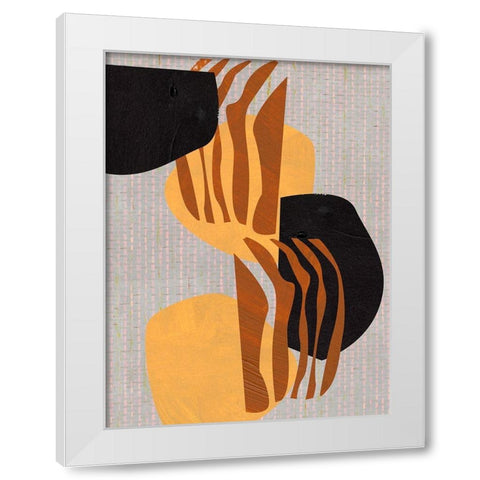 Archetype Structures III White Modern Wood Framed Art Print by Wang, Melissa