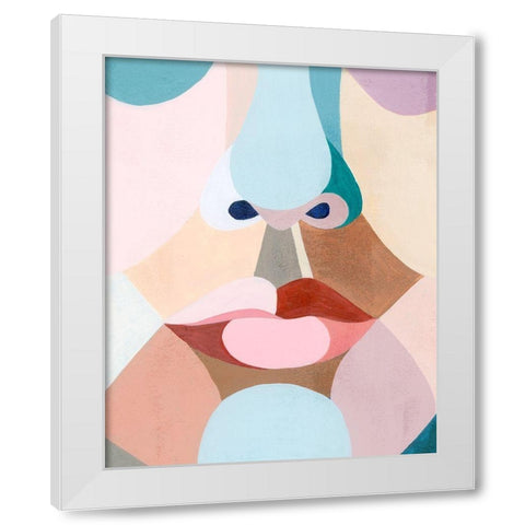 Delicate Features I White Modern Wood Framed Art Print by Popp, Grace
