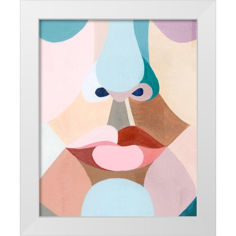 Delicate Features I White Modern Wood Framed Art Print by Popp, Grace