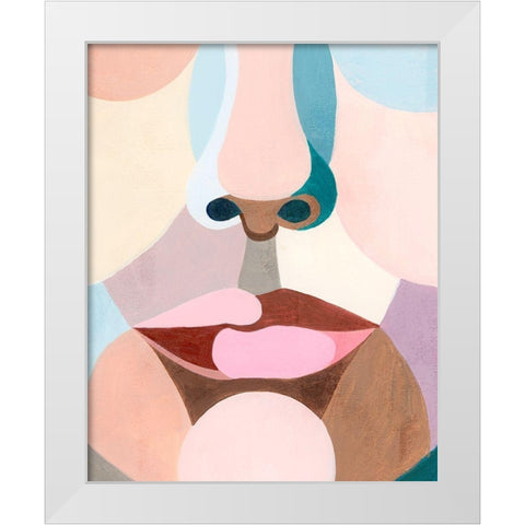 Delicate Features II White Modern Wood Framed Art Print by Popp, Grace