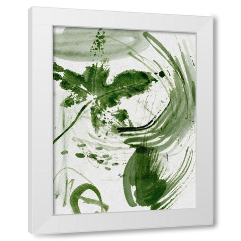 Shades of Forest II White Modern Wood Framed Art Print by Wang, Melissa