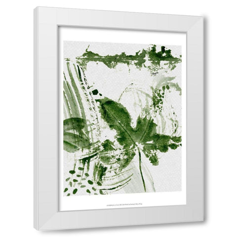 Shades of Forest III White Modern Wood Framed Art Print by Wang, Mellisa