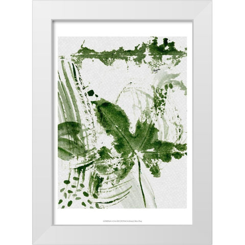 Shades of Forest III White Modern Wood Framed Art Print by Wang, Mellisa