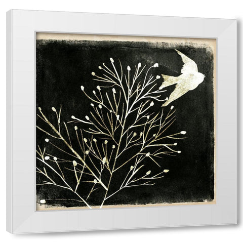 Black Night I White Modern Wood Framed Art Print by Wang, Melissa