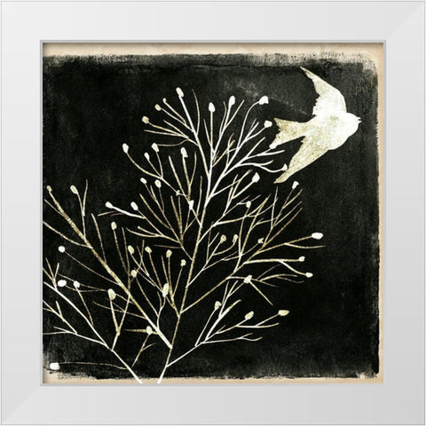 Black Night I White Modern Wood Framed Art Print by Wang, Melissa