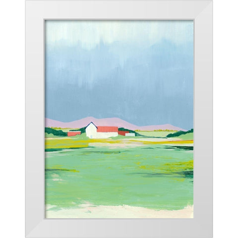 Spring Fallow I White Modern Wood Framed Art Print by Popp, Grace