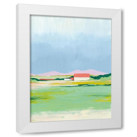 Spring Fallow II White Modern Wood Framed Art Print by Popp, Grace