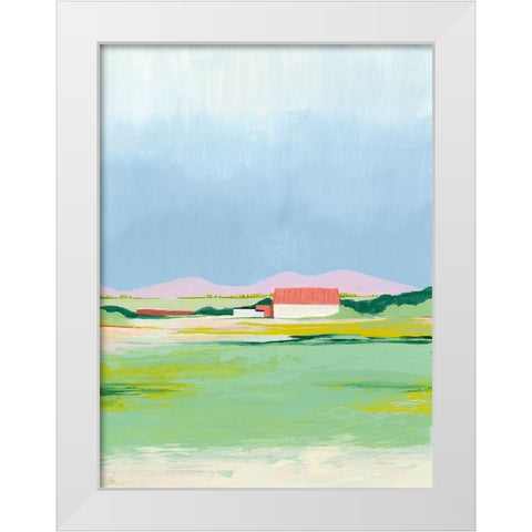 Spring Fallow II White Modern Wood Framed Art Print by Popp, Grace