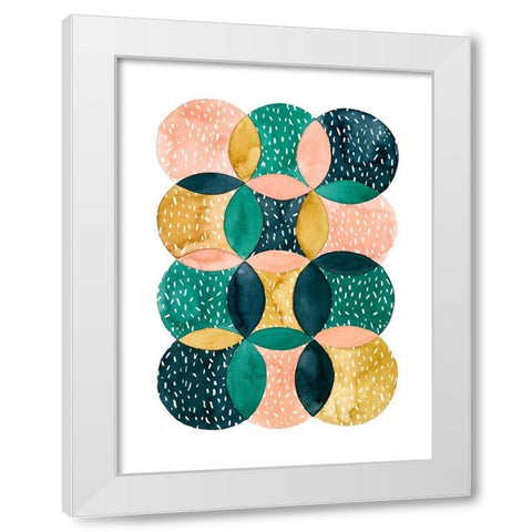 In Spate I White Modern Wood Framed Art Print by Popp, Grace