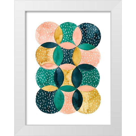 In Spate I White Modern Wood Framed Art Print by Popp, Grace