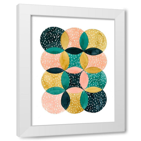 In Spate II White Modern Wood Framed Art Print by Popp, Grace