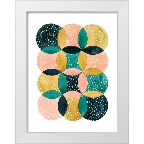 In Spate II White Modern Wood Framed Art Print by Popp, Grace