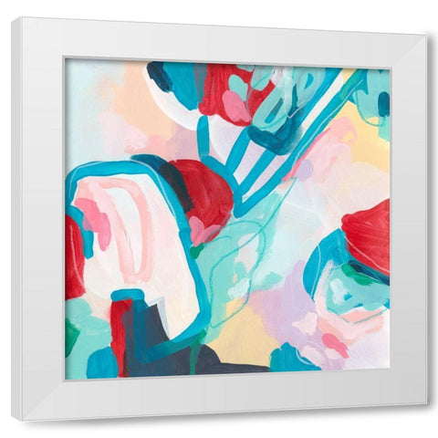 Maximum Dissonance I White Modern Wood Framed Art Print by Vess, June Erica