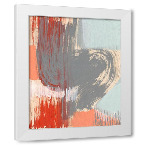 S-Curve I White Modern Wood Framed Art Print by Goldberger, Jennifer
