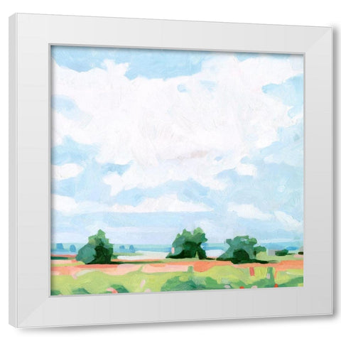 Spring Midday I White Modern Wood Framed Art Print by Scarvey, Emma