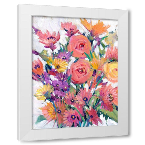 Spring in Bloom I White Modern Wood Framed Art Print by OToole, Tim