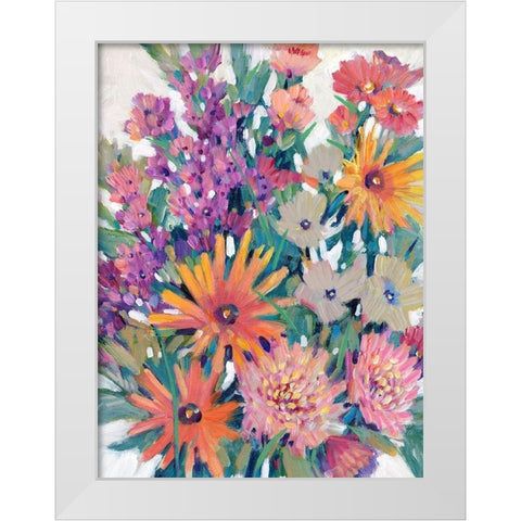 Spring in Bloom II White Modern Wood Framed Art Print by OToole, Tim