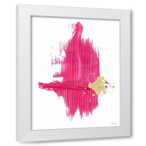 Concurrence III White Modern Wood Framed Art Print by Stramel, Renee W.