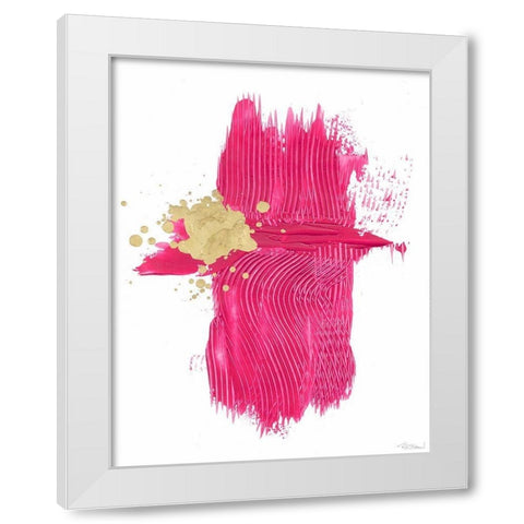 Concurrence IV White Modern Wood Framed Art Print by Stramel, Renee W.