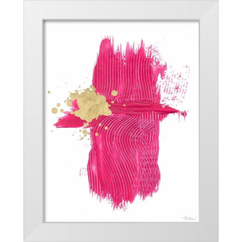 Concurrence IV White Modern Wood Framed Art Print by Stramel, Renee W.