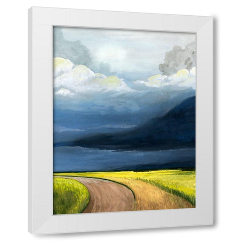Eastern Glow II White Modern Wood Framed Art Print by Popp, Grace