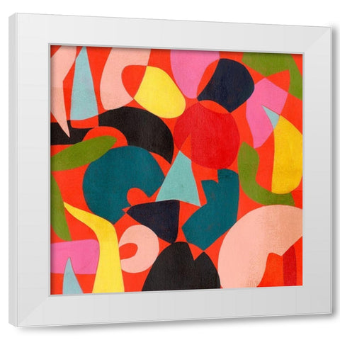 Tomato Prism II White Modern Wood Framed Art Print by Popp, Grace