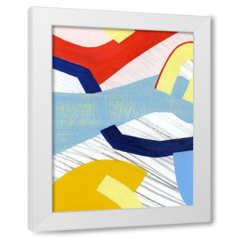 Simple Scribbles II White Modern Wood Framed Art Print by Popp, Grace