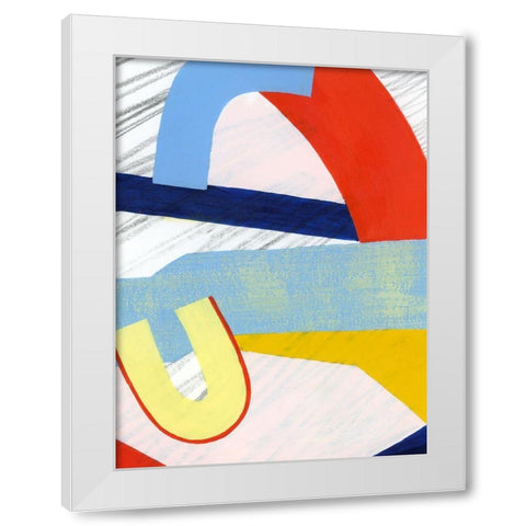 Simple Scribbles III White Modern Wood Framed Art Print by Popp, Grace