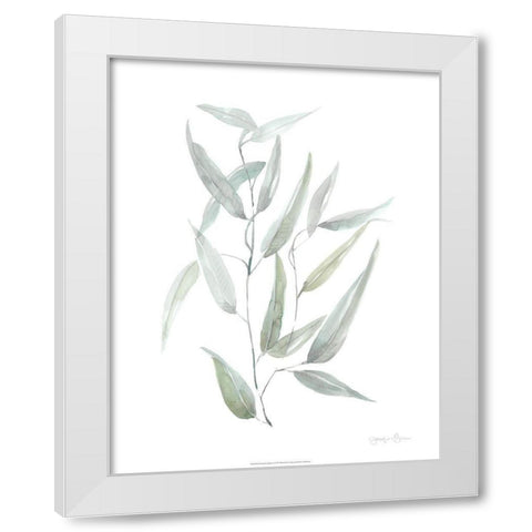 Ethereal Eucalyptus I White Modern Wood Framed Art Print by Goldberger, Jennifer