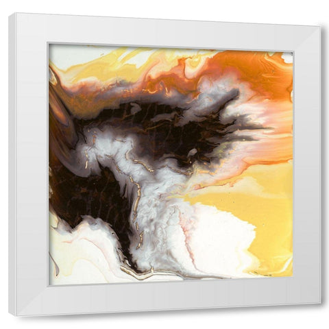 Liquid Earth IV White Modern Wood Framed Art Print by Studio W