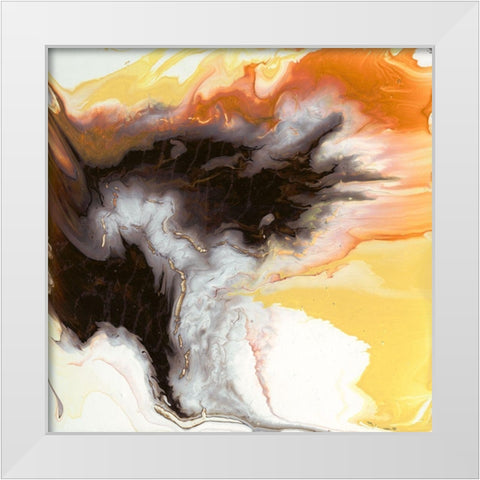 Liquid Earth IV White Modern Wood Framed Art Print by Studio W