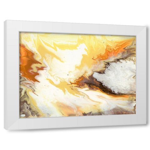 Liquid Earth VI White Modern Wood Framed Art Print by Studio W
