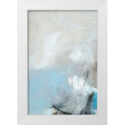 Fingerprint II White Modern Wood Framed Art Print by Jasper, Sisa