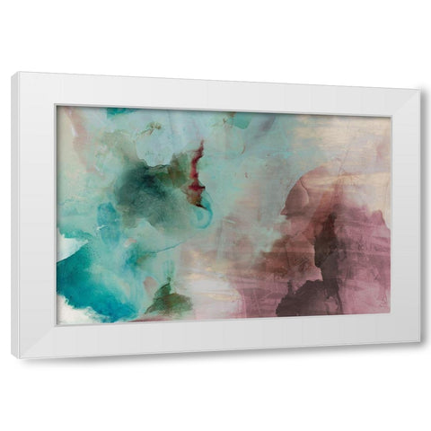 Aversion 7 White Modern Wood Framed Art Print by Jasper, Sisa